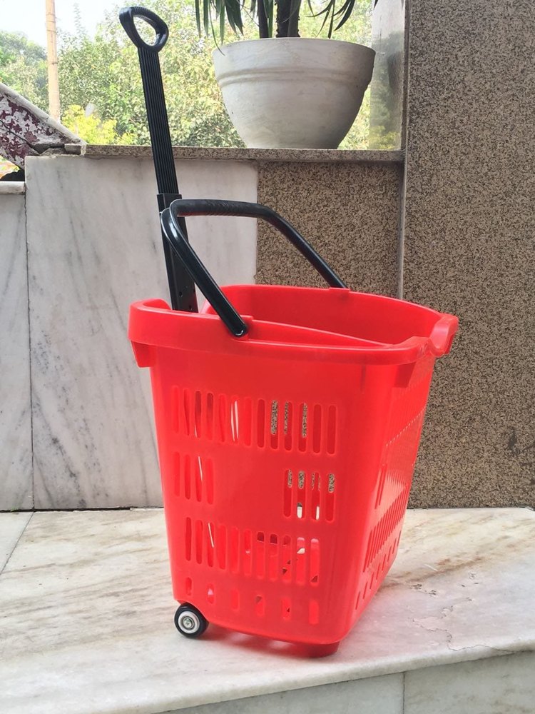 Plastic Shopping Trolley
