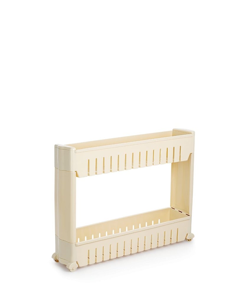 Plastic Multicolor Slim Trolley (Fridge Rack), 4