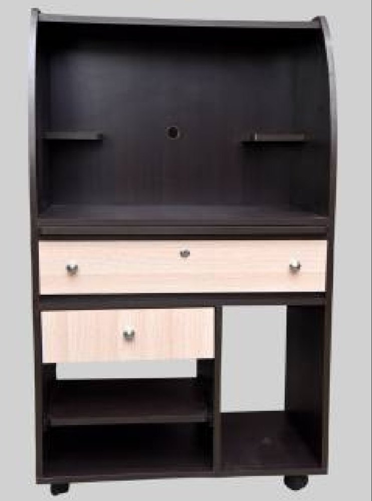 Wooden Computer Trolley, Trolley Size: 48\'\'HX24\'\'WX17\'\'D