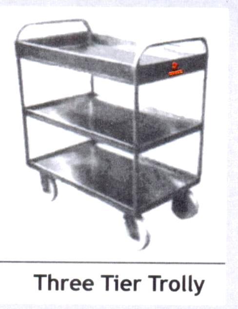 Three Tier Service Trolley