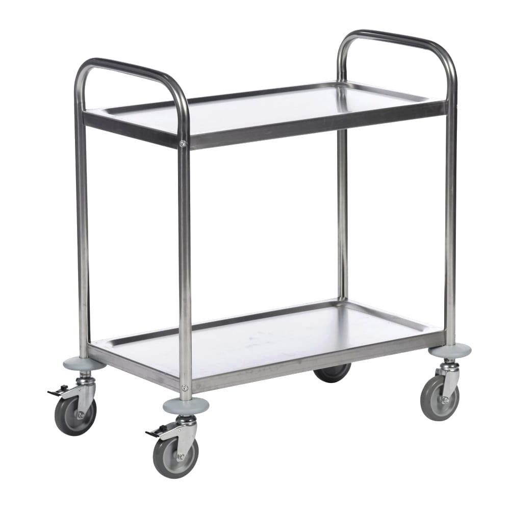 Steel Blue 2 Tier Trolley, Load Capacity: 100 Kgs