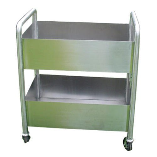 SS 2 Tier Kitchen Trolley