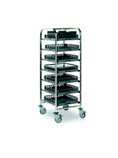 skytech Four-Wheel Mobile Glass Trolley