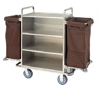 Alsha MS Powder Coating Hotel Luggage Trolley, Model: Cart