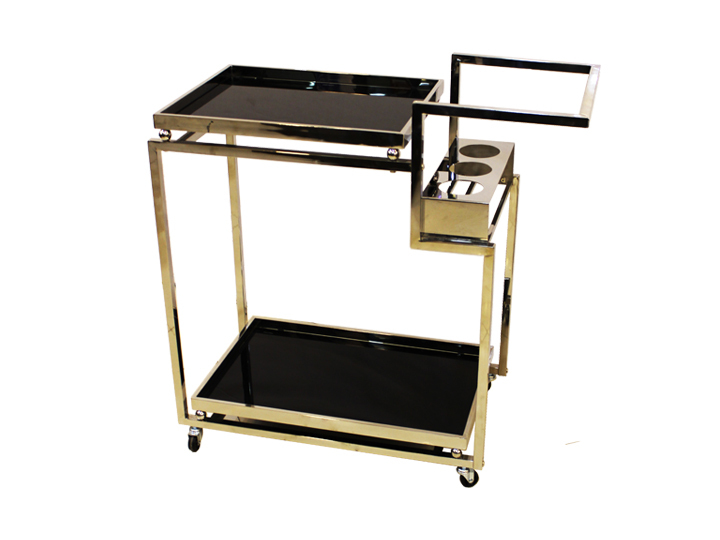 Mobel Furniture Stainless Steel SR/GU 920(BAY-2)-Service Trolley