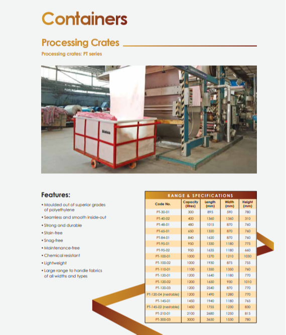 Plastic Natural Processing Crates, Capacity: 480-1450