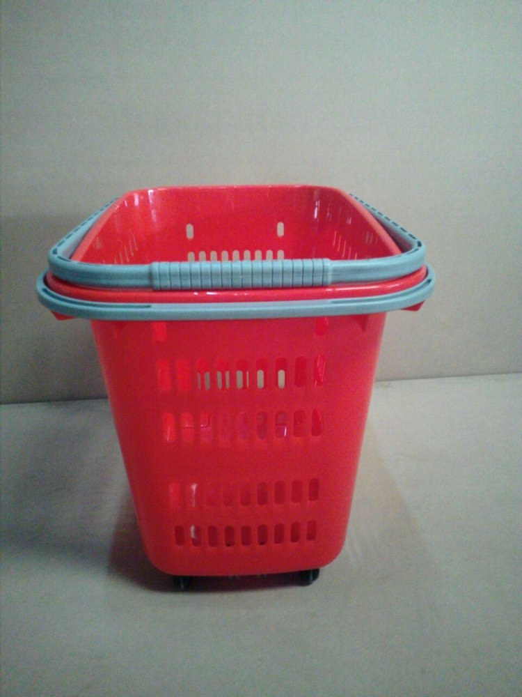 Adarsh Plastic Shopping Trolley, AU-PST-40