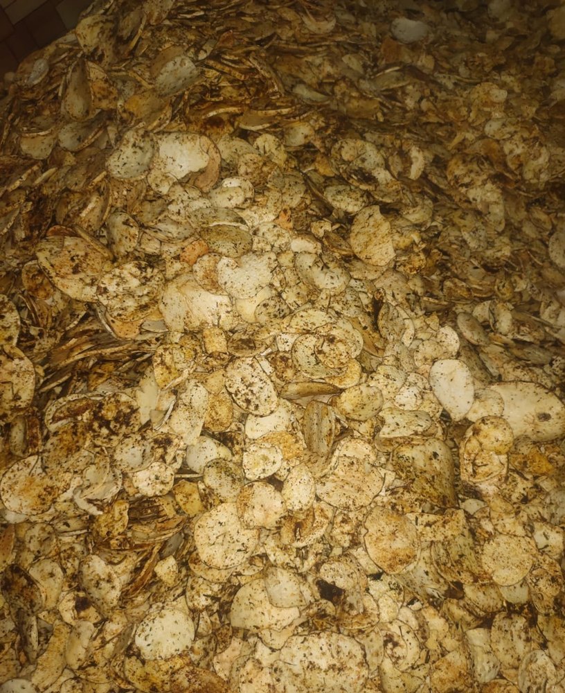 Fried Dried Raw Potato Chips
