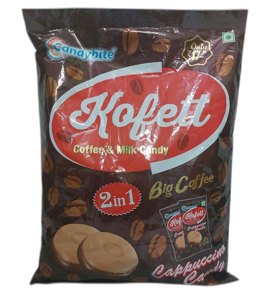Coffee Brown Candybite Kofelt Milk Candy, Packaging Type: Packet