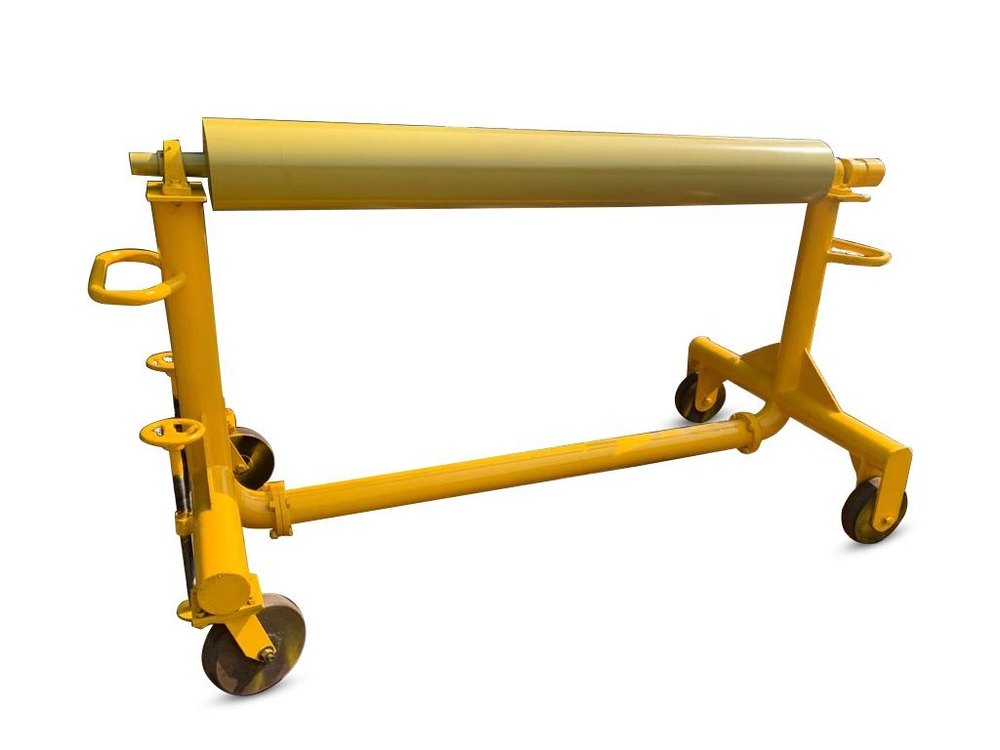 Stainless Steel Yellow Big Batch Trolleys, Capacity: 7 Ton