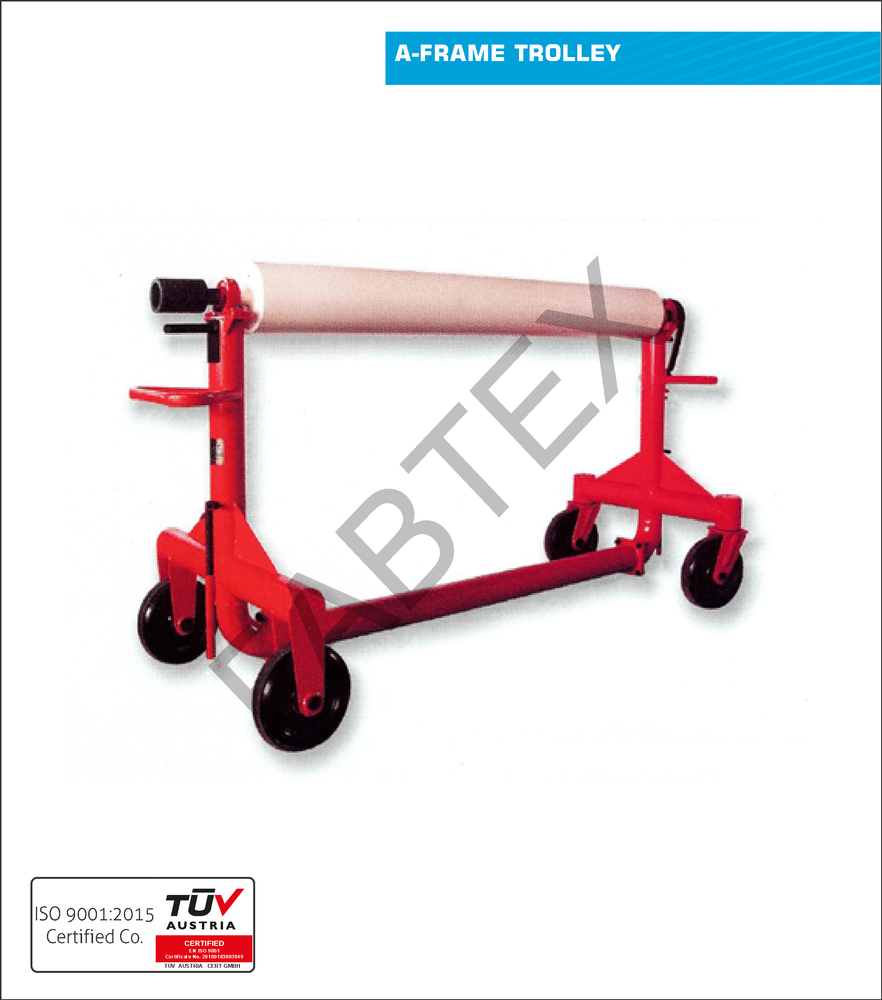 Cloth A Frame Batch Trolley For Rotation Of Wet Rolls, Capacity: 2.0 Tons