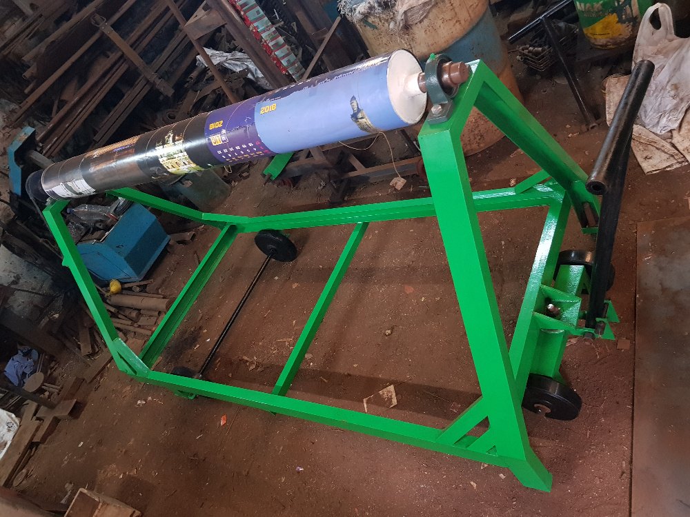 MOHAN Mild Steel A Frame Batching Trolleys, For Textile Industry, Capacity: 1 Ton