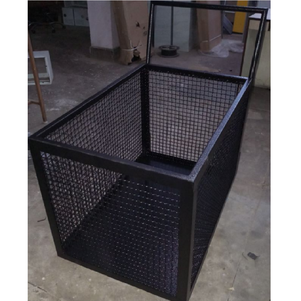 Mild Steel MS CAGE PLATFORM TROLLEY, For Material Handling, Load Capacity: Upto 500 Kgs