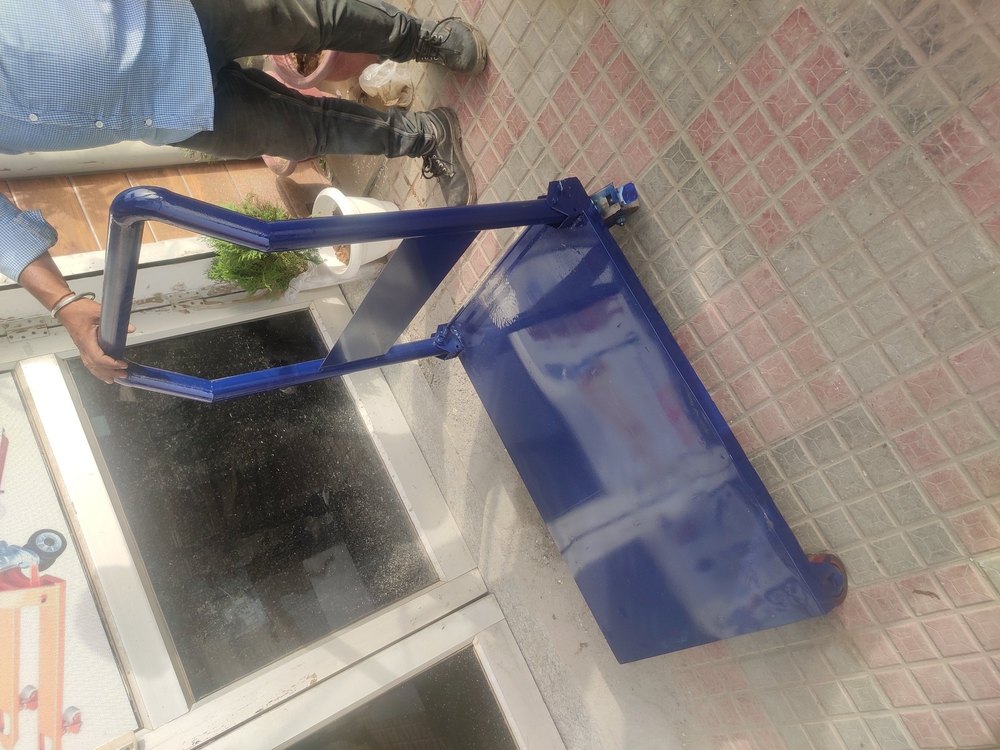 GARGI Mild Steel M S FOLDABLE PLATFORM TROLLEY, Load Capacity: 100-2000 kg