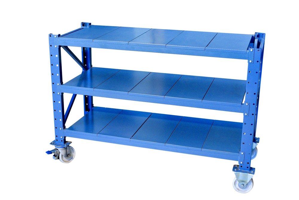 Malhar MS Mild Steel Assembly Line Trolley, For Industrial, Load Capacity: 200 Kg/Layer