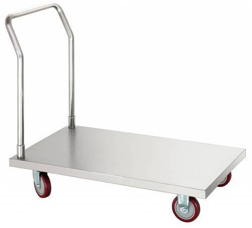 Stainless Steel Foldable platform trolley, Load Capacity: 350