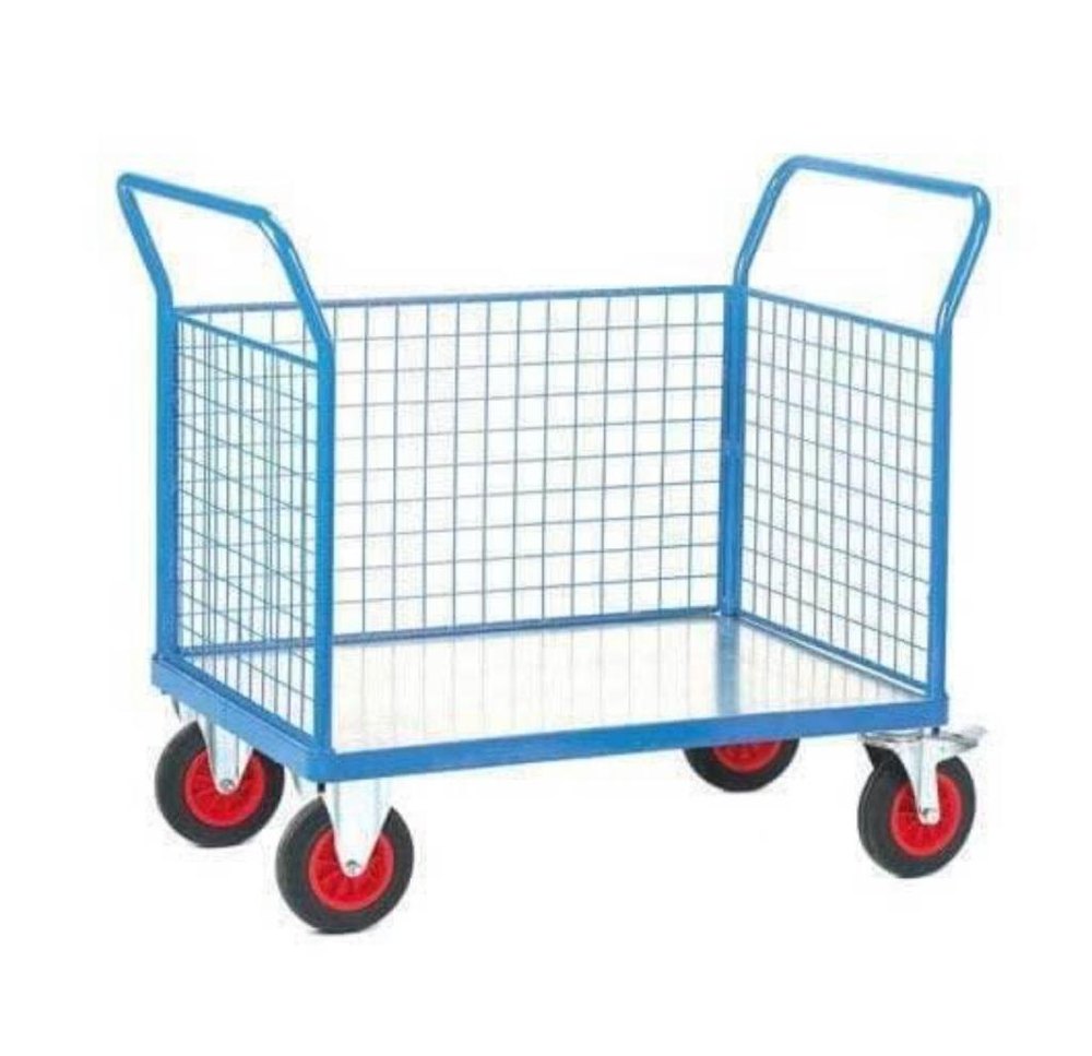 Mild Steel MS Platform Trolley, For Warehouse, Load Capacity: 100-150 Kg