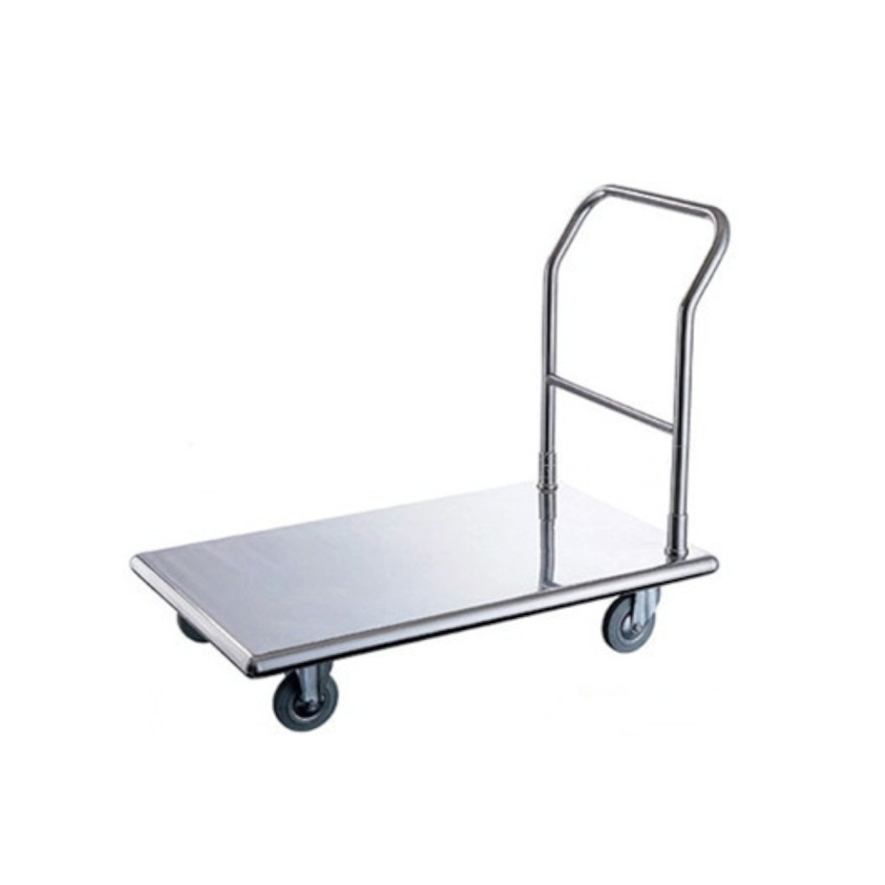 subam Stainless Steel Platform Trolley, For Hotel, Load Capacity: 100-150 Kg
