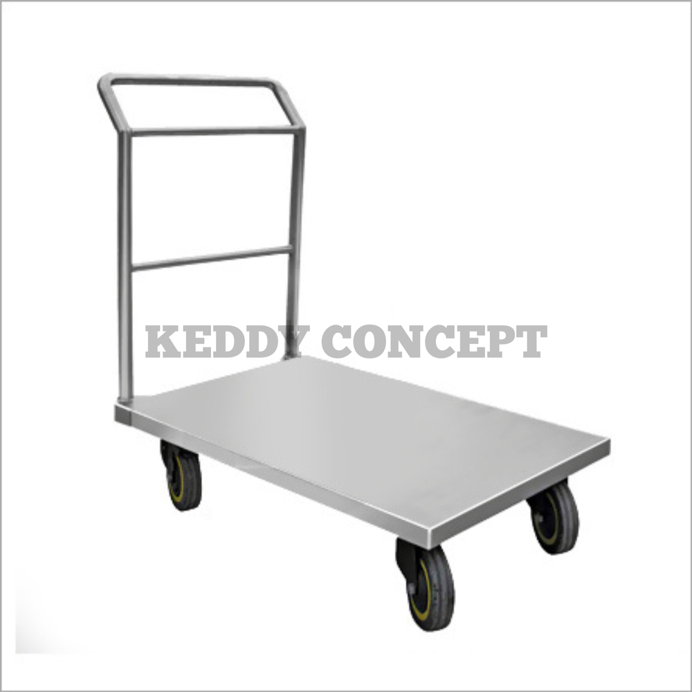 Keddy Concept Platform Stainless Steel Trolley, For Industrial