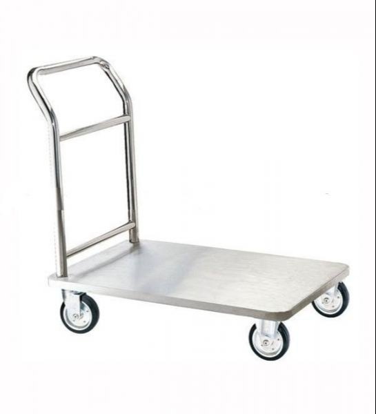 Siddh Krupa Stainless Steel SS Platform Trolley, Load Capacity: 100kg, Model Name/Number: Skf - 14