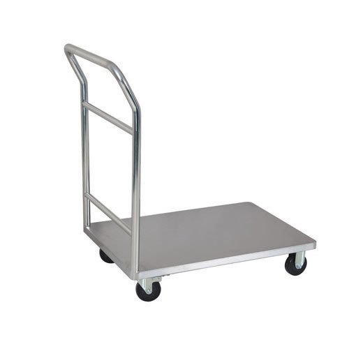 Yashasvi Technologies Stainless Steel SS Platform Trolley, For Material Handling, Load Capacity: 50-100 Kg