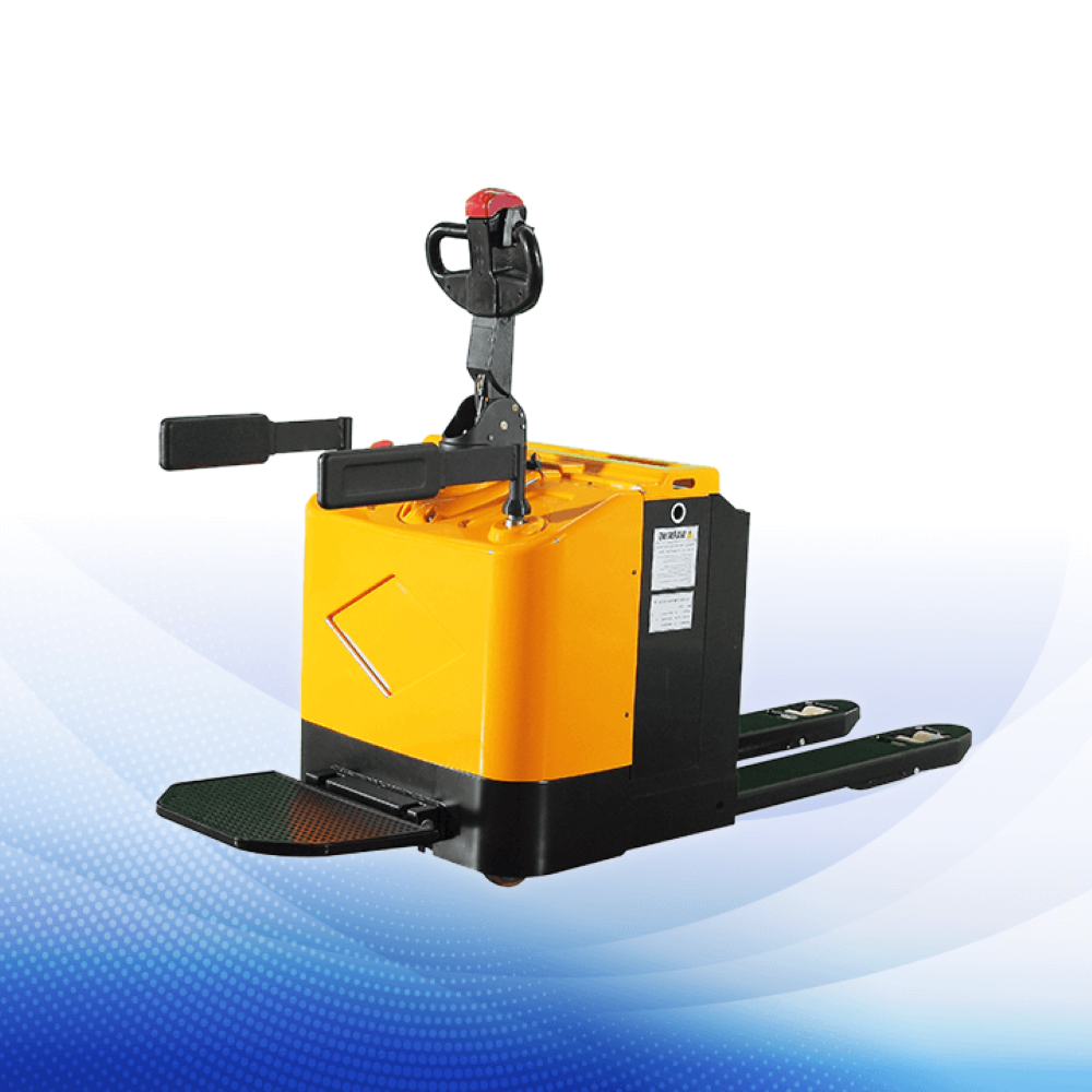 Mild Steel Yellow Battery Operated Pallet Trolley, For Material Handling, Capacity: 2000 Kg