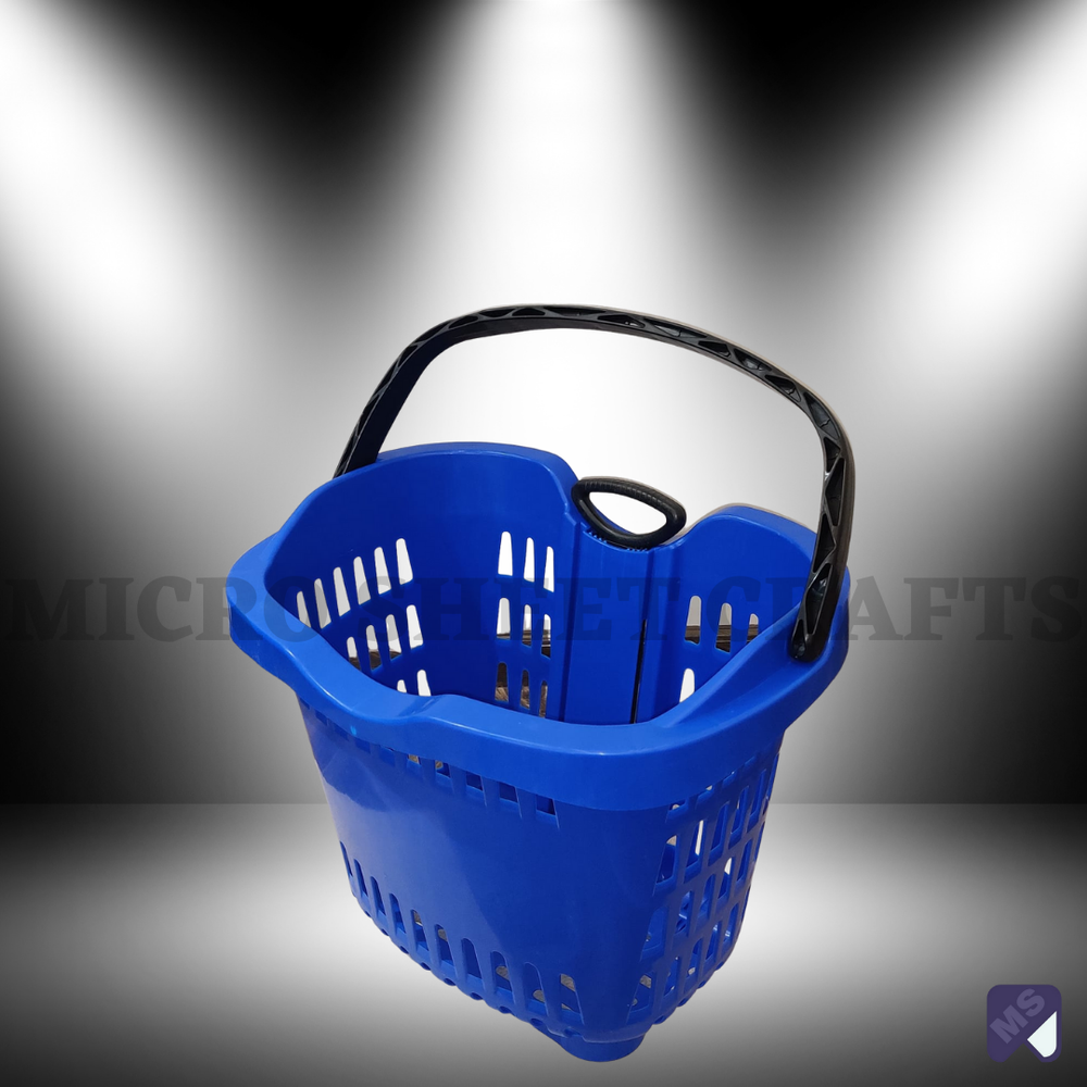 HDPP 100% Imported Plastic Trolley, 2, Load Capacity: 55 Ltrs