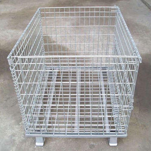Astha Stainless Steel Wire Mesh Trolley, For Warehouse, Load Capacity: Custom