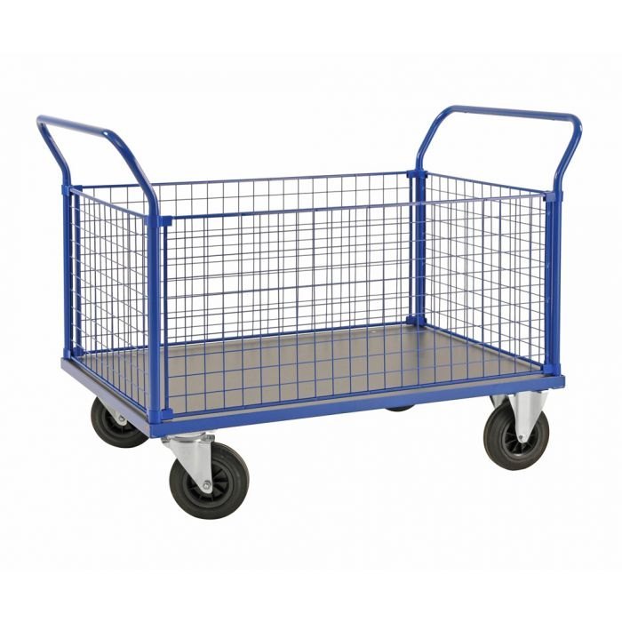 Mild Steel Wire Mesh Trolley, For Industrial, Load Capacity: 500 kg