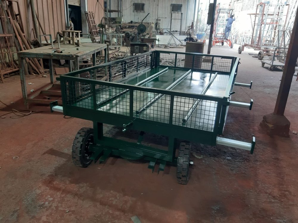 Rectangular Mild Steel Wire Mesh Trolley, Model Name/Number: GKM123, Load Capacity: 1500 Kg