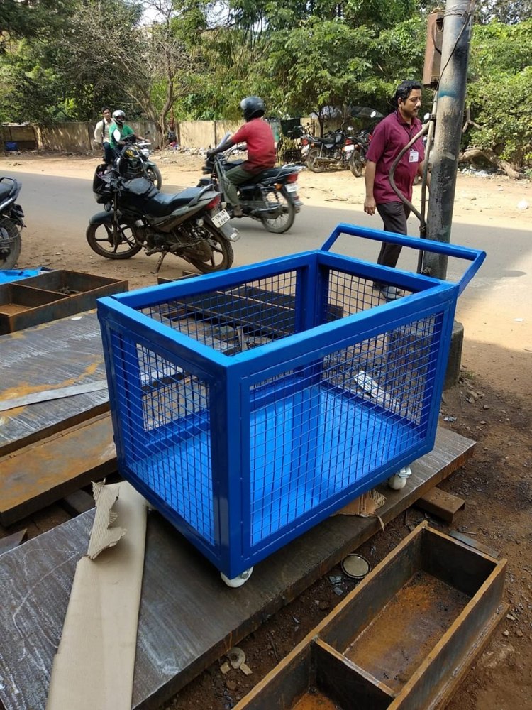 Weld Mesh Trolley, For Material Handling, Load Capacity: 50 kg