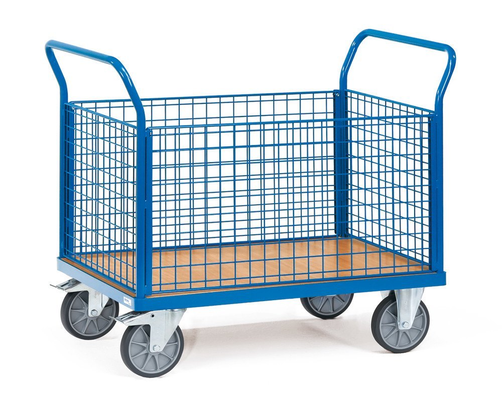 Mild Steel Wire Mesh Trolley, Size/Dimension: 1180 mm X 709 mm X 990 mm, Load Capacity: 600 kg