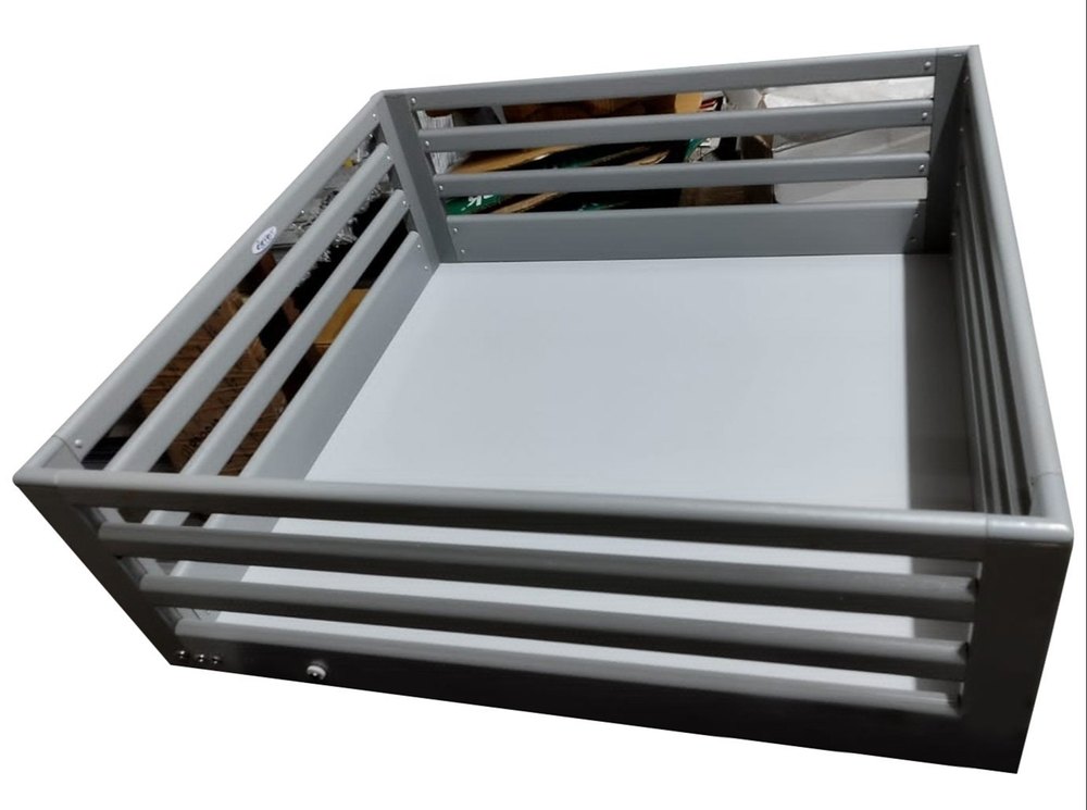 1 Shelve Aluminium Kitchen Trolley, Size/Dimensions: 50.8 x 53.3 x 1 cm