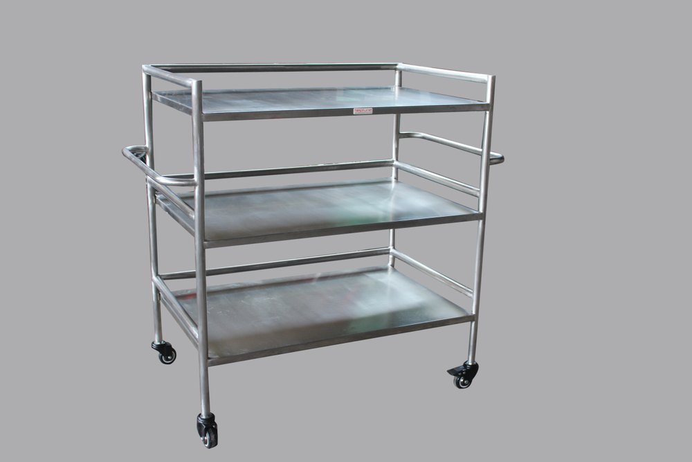 Stainless steel SS Utility Trolley