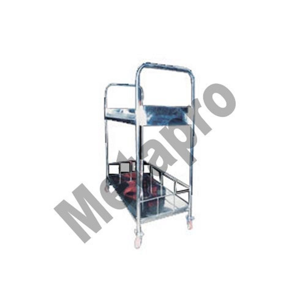 Stainless Steel Silver Transport Trolley, Load Capacity: 50-100 Kg