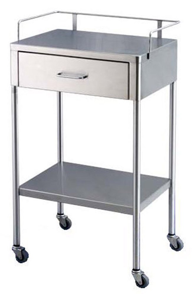 Stainless Steel Solid Dish Trolley, For Restaurant