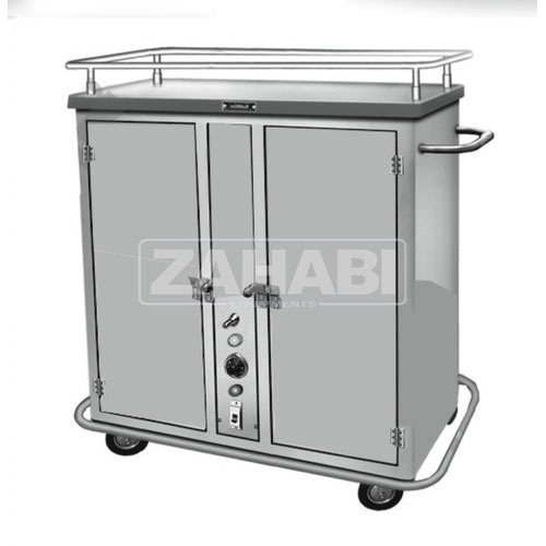 SS Hot Food Serving Trolley
