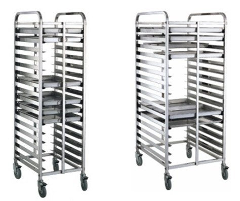 MEC Vertical Bakery Trolley, Model Name/Number: Gn Rack, Load Capacity: 125 Kg