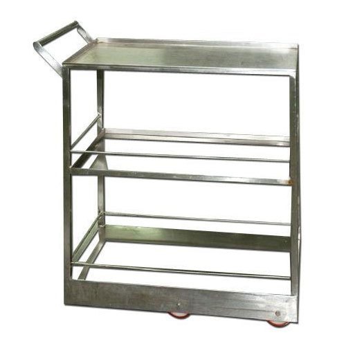 Stainless Steel Platform SS Restaurant Trolley, Load Capacity: 30 - 70 Kg