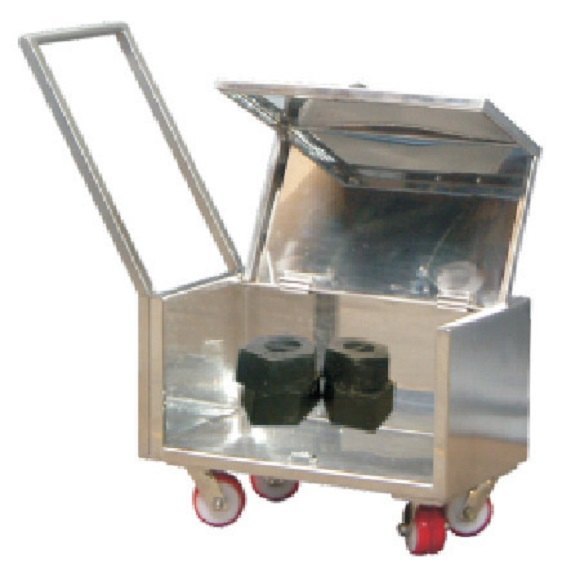Heavy Stainless Steel Weight Box Trolley, For Industrial, Model Name/Number: SSSP5241