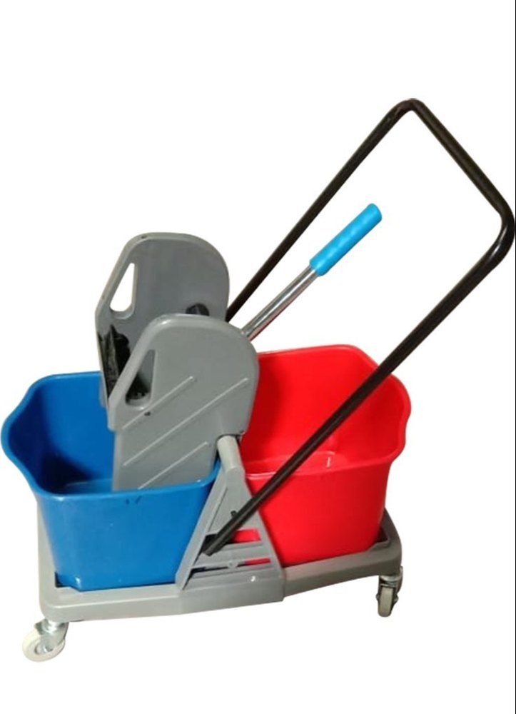 Double Bucket Wringer Trolley
