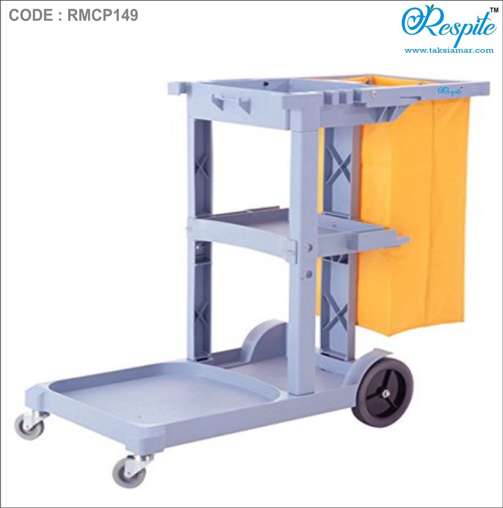 Respite Plastic Housekeeping Cart
