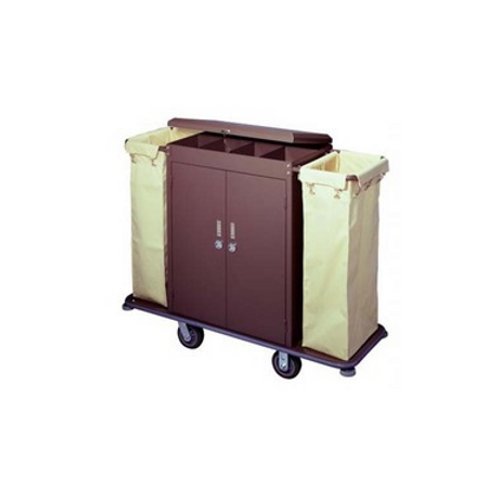 Stainless Steel House Keeping Trolley, For Hotels