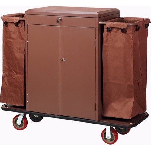 Keemoto Mild Steel KC28 MS Housekeeping Linen Trolley, For Hotels, Model Name/Number: KCS28