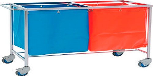 Fairbizps Blue Medical Linen Trolley, Capacity: 56 Ltrs., Model Name/Number: FB6