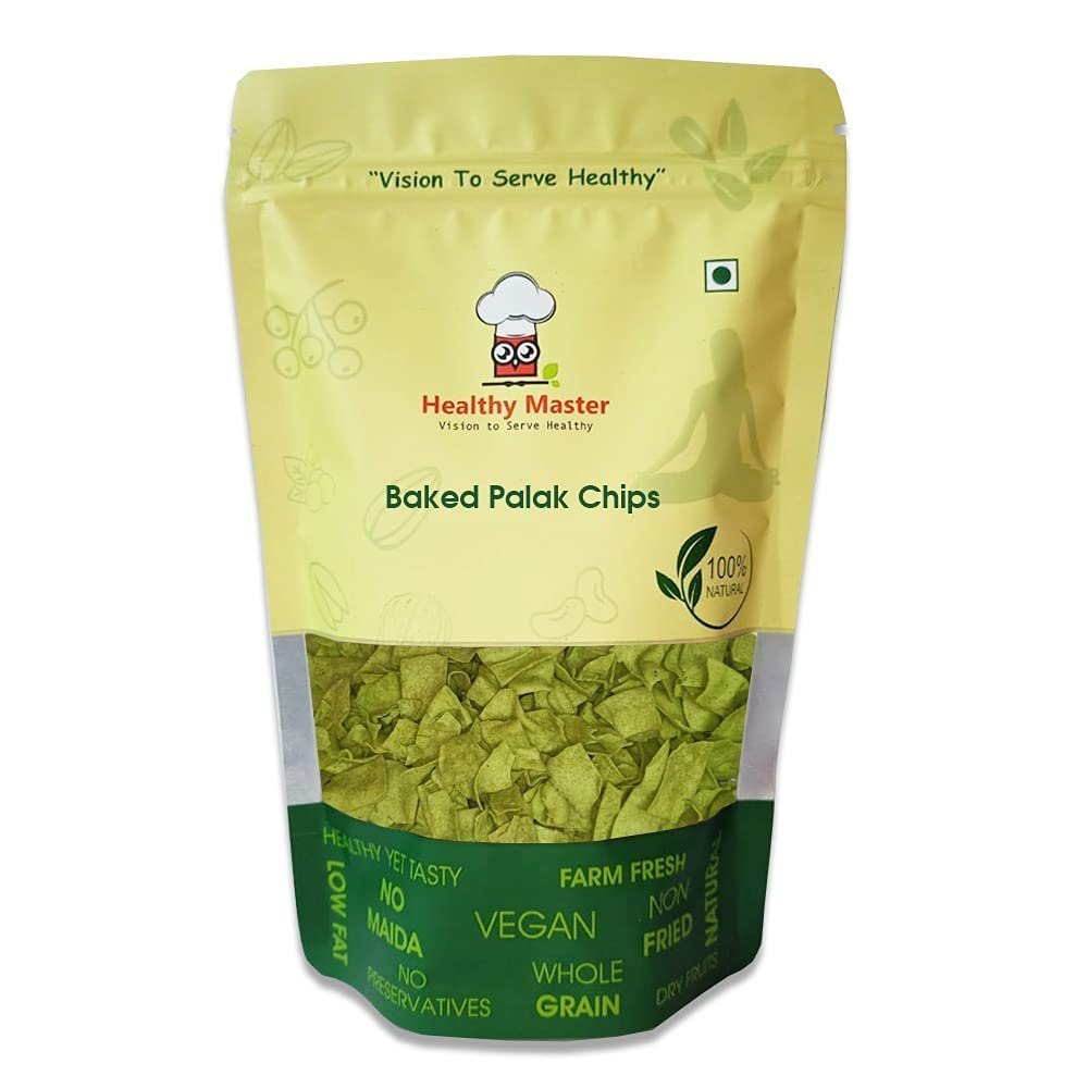 Baked Palak Chips