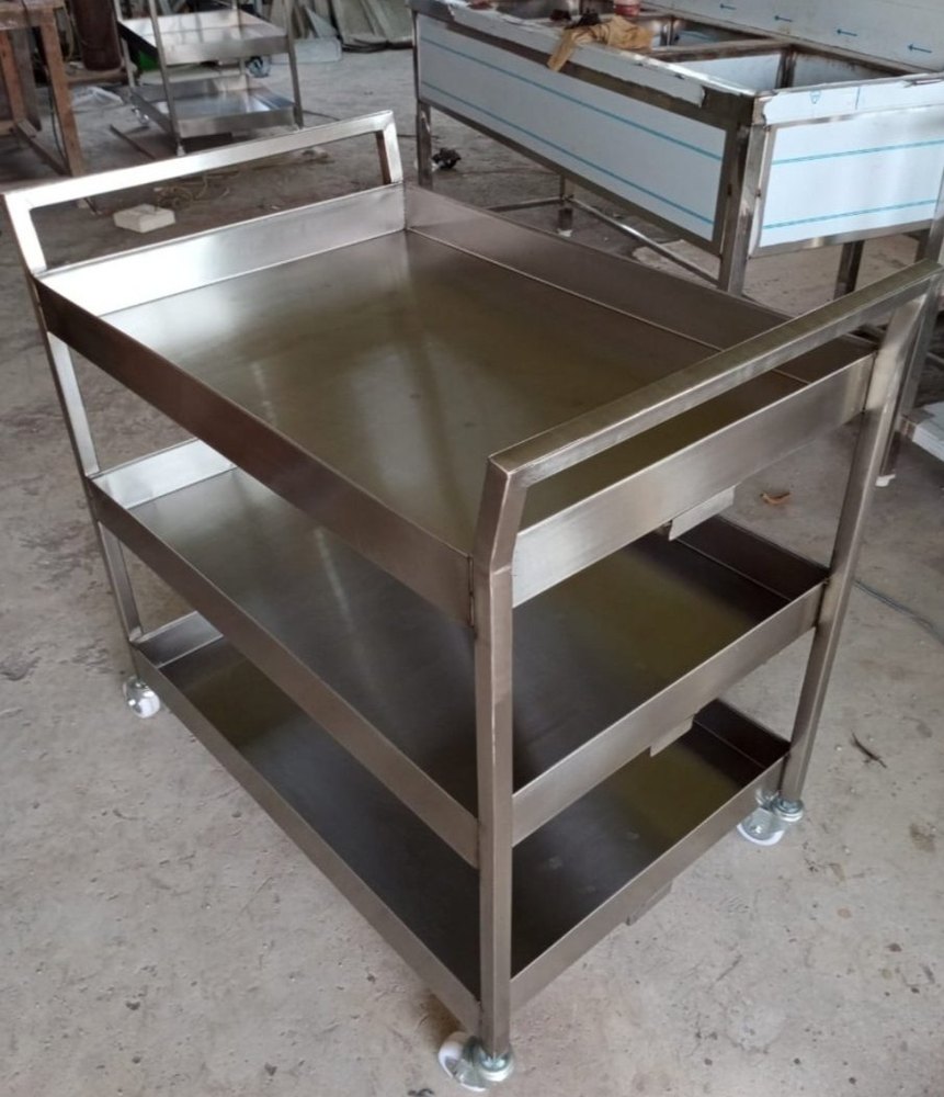 Hot Star Silver Service Trolley, For Industrial