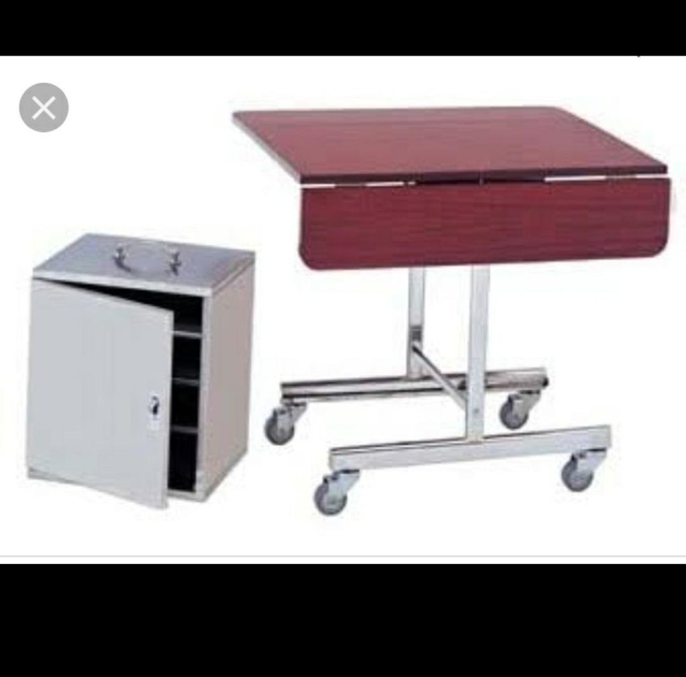 Ss, ply Wood Room Service Trolley With Food Warmer, For Hotels
