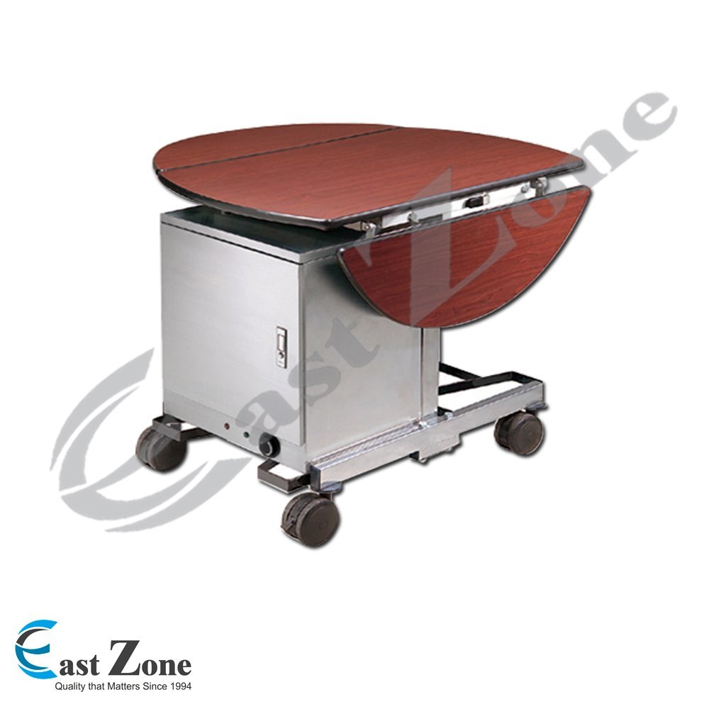 East Zone Stainless Steel Room Service Trolley, For Hotels, Bucket Capacity: 10-50 kg