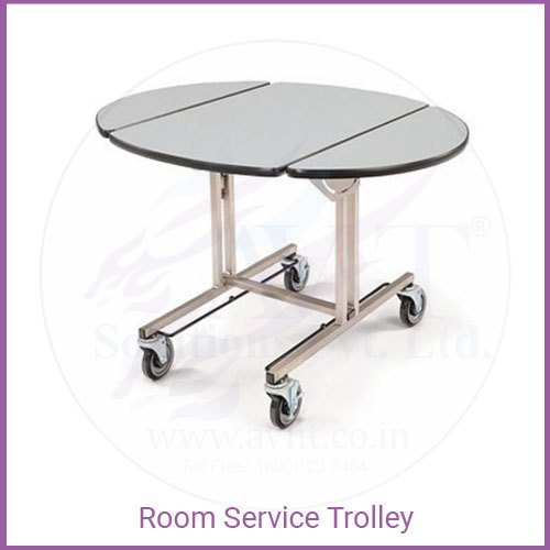 AV&T Mild Steel Room Service Trolley, For Hotels, Model Name/Number: EHT001
